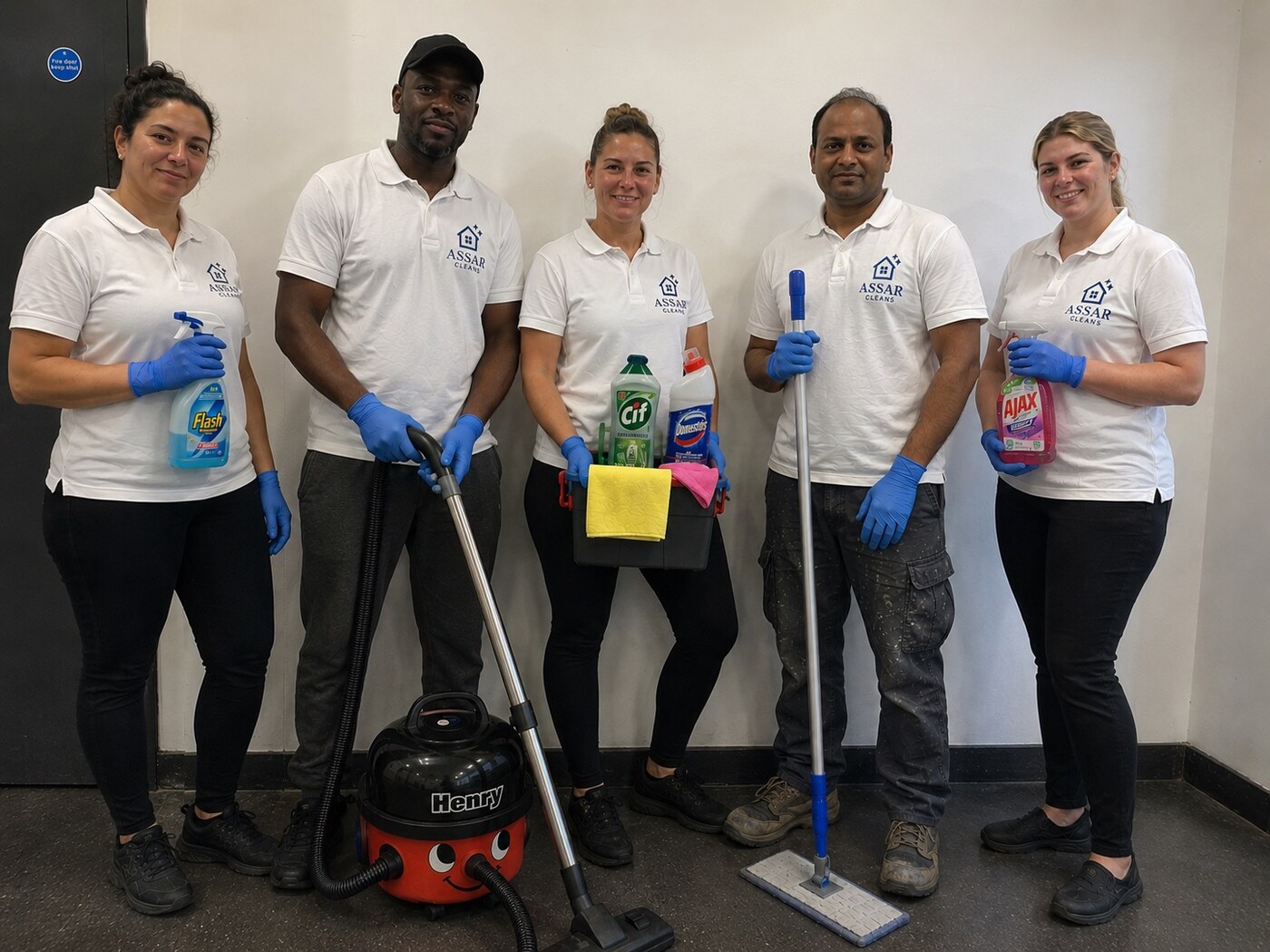 Assar Cleans professional cleaning team London